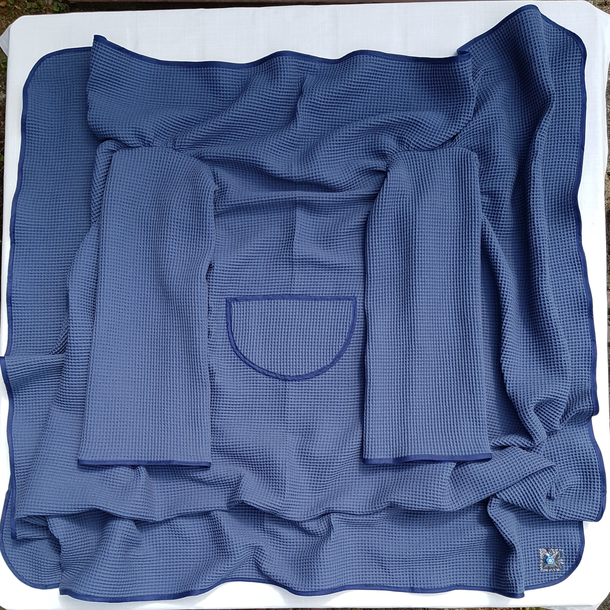 Cozee - Mørkeblå - Tween (W:150 cm x L:150 cm)