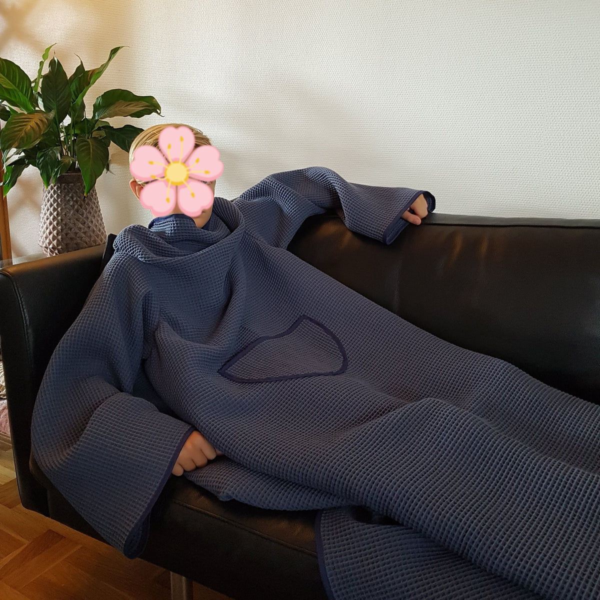 Cozee - Mørkeblå - Junior (W:150 cm x L:120 cm)