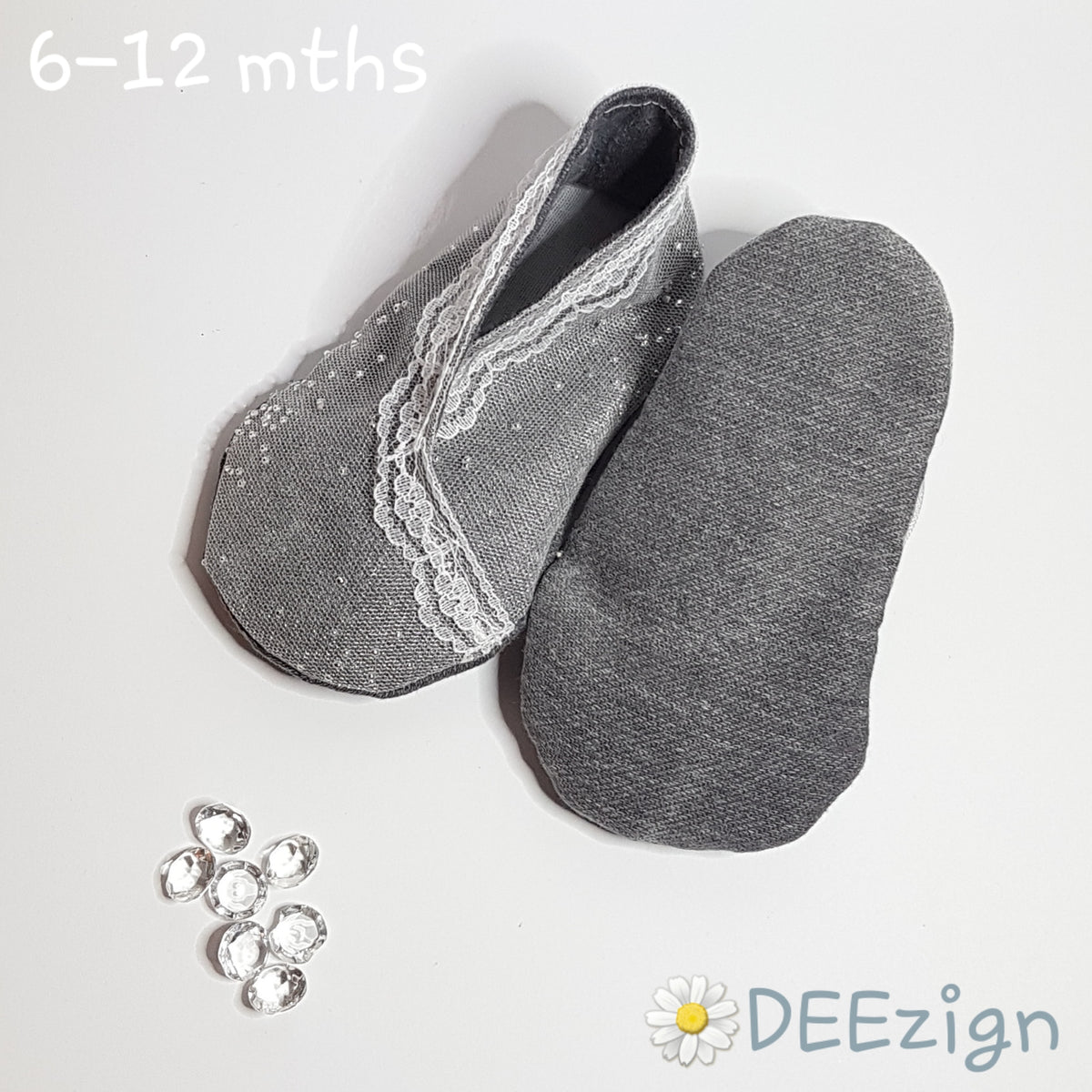 GLITTER SHADES OF GREY - Baby Sutsko (6-12 mths)